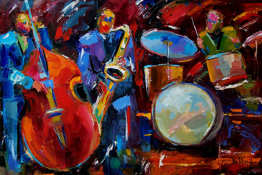 Half the Band Painting by Debra Hurd | Pixels