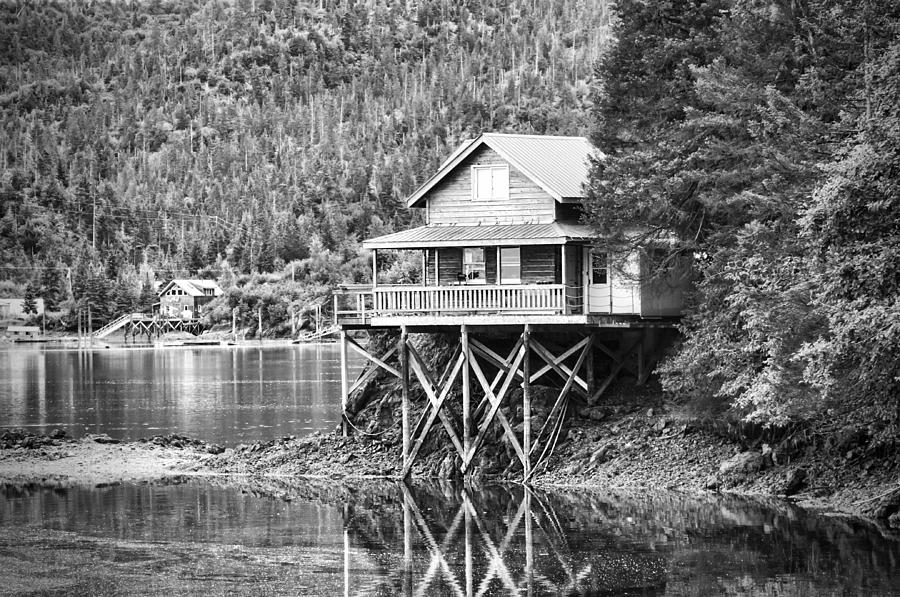 Winslow Homer Photograph - Halibut Cove Residence No 2 BW by Phyllis Taylor