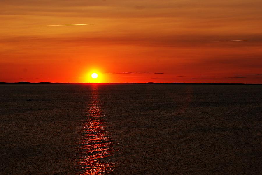 Halibut Point Sunset K Photograph by Joe Faherty