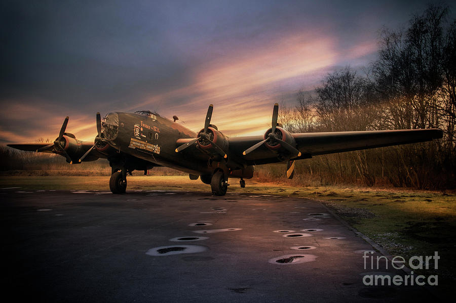 Halifax Bomber Digital Art by Airpower Art