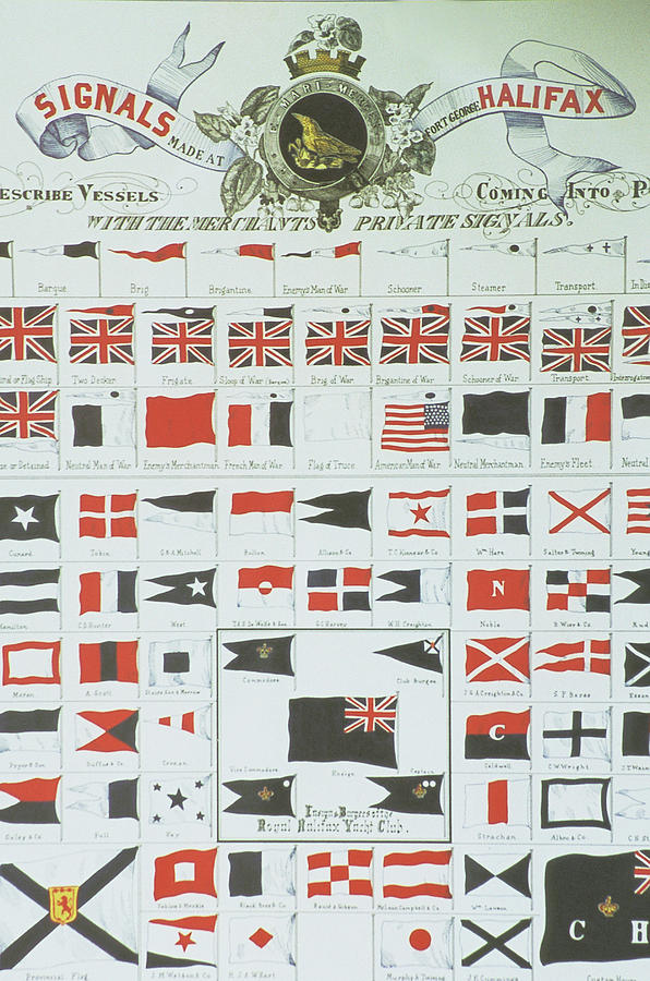 Halifax Citadel Signal Flags 9 Photograph by Mike Goldstein Pixels