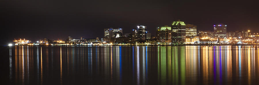 City Photograph - Halifax lights by Nancy Killam