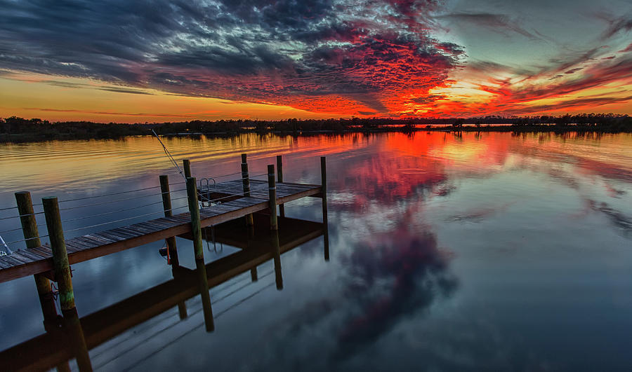 Halifax River Sunset Photograph by Dillon Kalkhurst