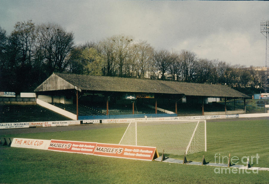 Halifax Town - The Shay - Skircoat Stand 1 - 1970s Photograph by Legendary Football Grounds