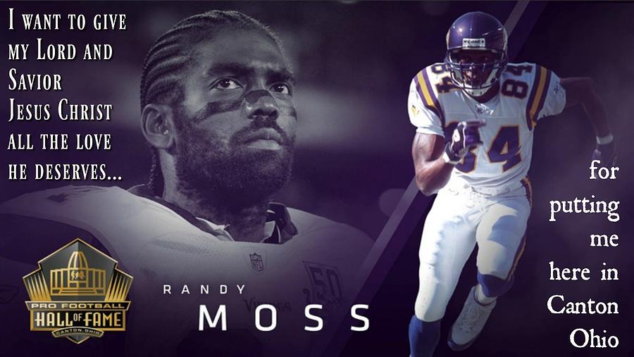 Hall Of Fame 2018 Randy Moss Photograph by David Norman