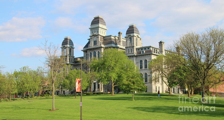 Hall of Languages Syracuse University  5280 Photograph by Jack Schultz
