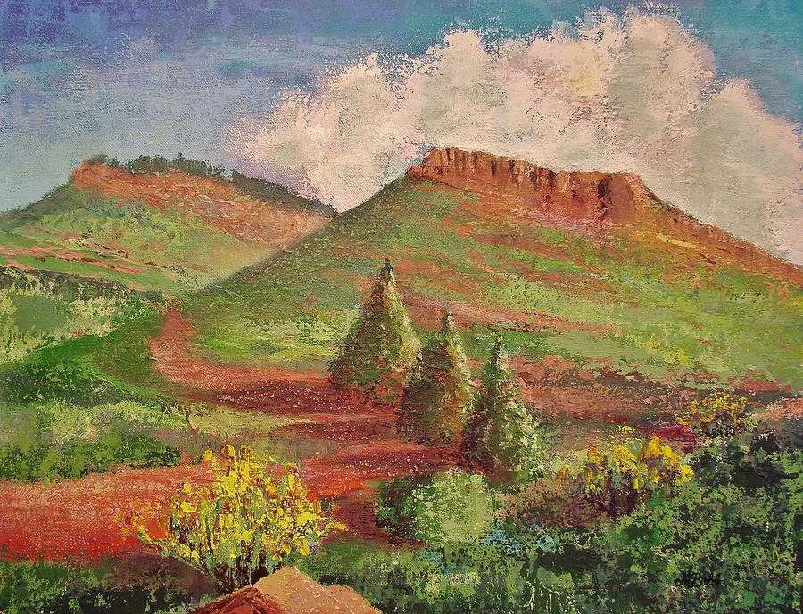 Landscape Painting - Hall Ranch Hogback by Margaret Bobb Landscape Painting - Hall Ranch Hogback by Margaret Bobb