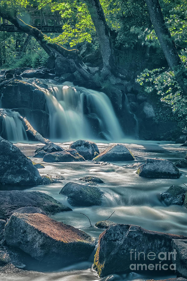 Hallamolla Waterfall in Sweden Photograph by Antony McAulay