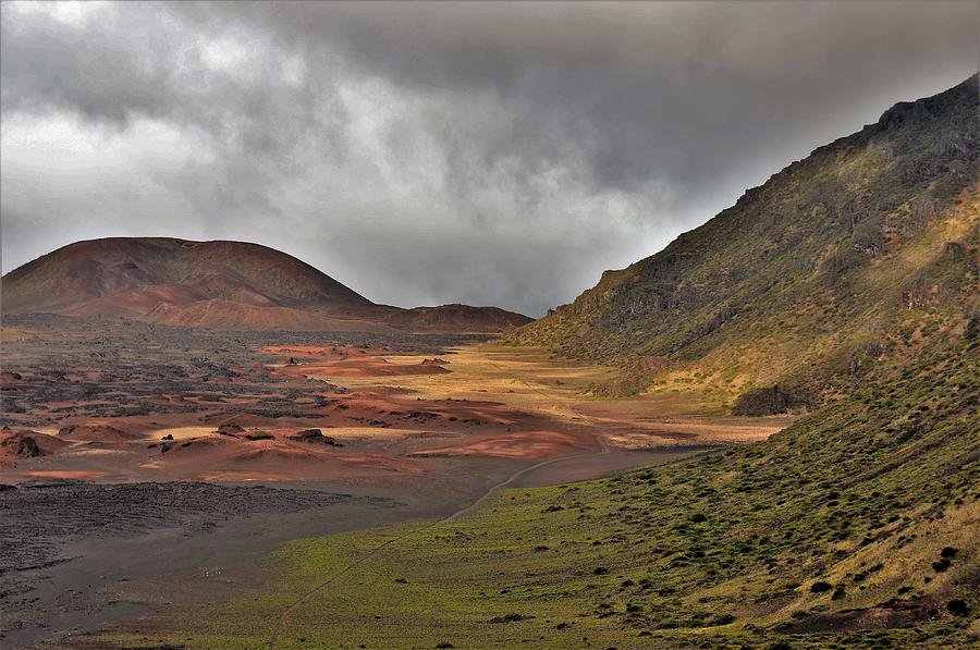 Haleakala Crater Trail Photograph by Heidi Fickinger