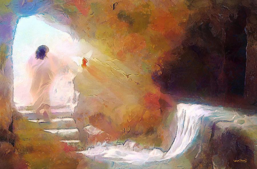 Jesus Risen Painting