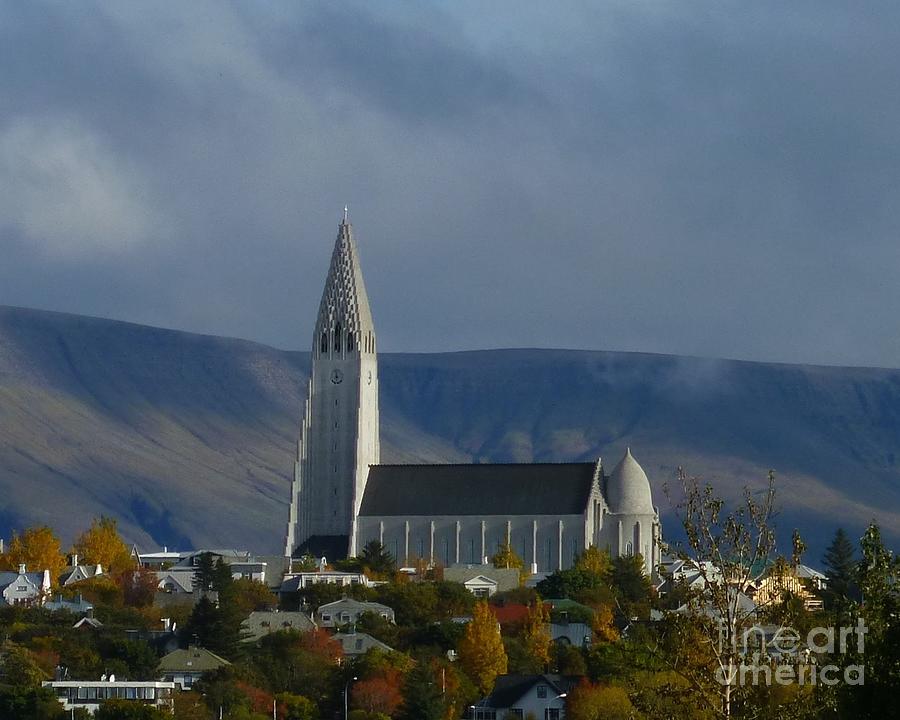 Hallgrimskirkja in Reykjavik Photograph by Barbie Corbett-Newmin