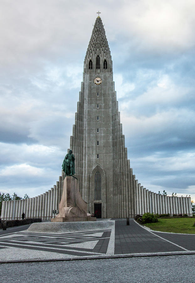 Hallgrimskirkja - The Largest Church in Iceland Photograph by Venetia Featherstone-Witty