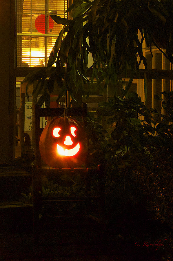 Halloween Photograph - Halloween Beacon by Cheri Randolph