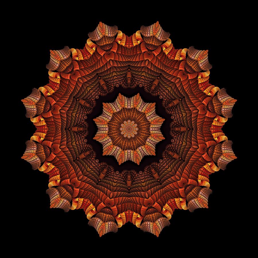 Halloween Kaleidoscope Sliver2-235 Digital Art by Doug Morgan