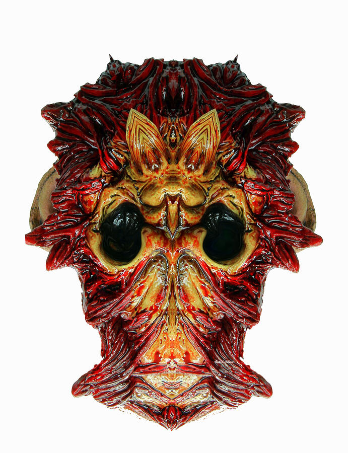 Halloween Mask 01214 Digital Art by Rafael Salazar