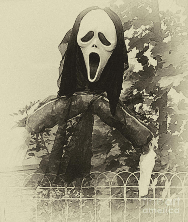 Halloween No 1 - The Scream Photograph