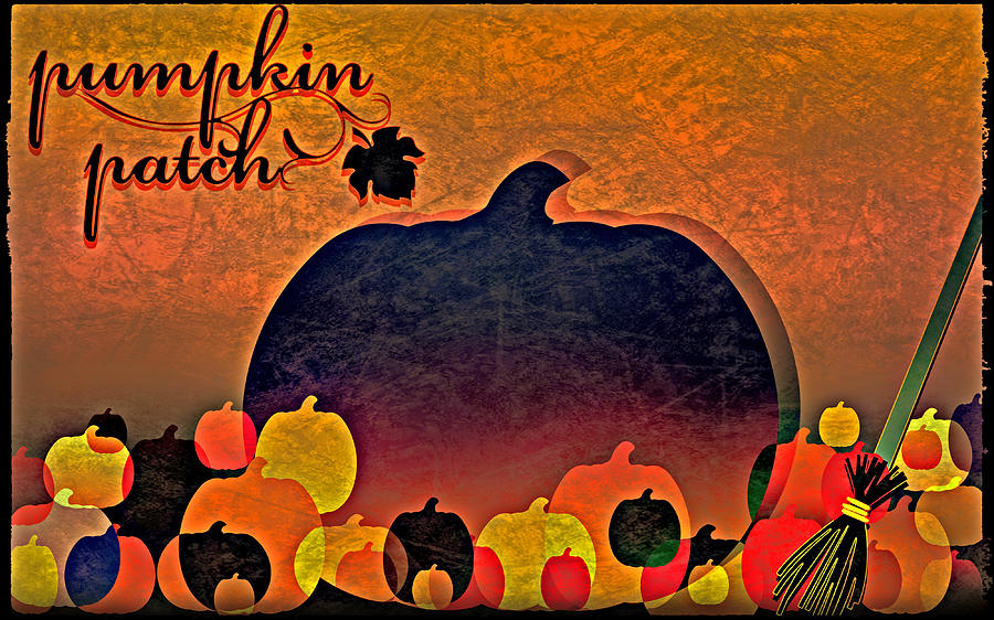 Halloween Pumpkin Patch Digital Art By Steve Ohlsen