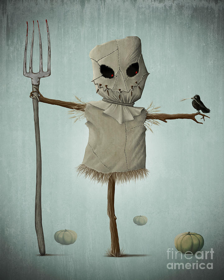 Halloween Scarecrow Painting