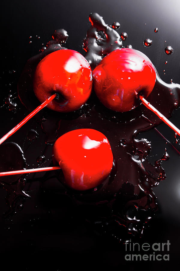 Halloween toffee apples Photograph by Jorgo Photography