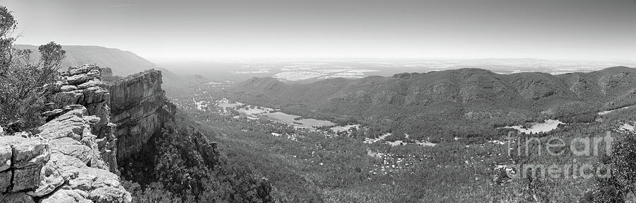 Halls Gap Grampians Black And White Photograph by THP Creative