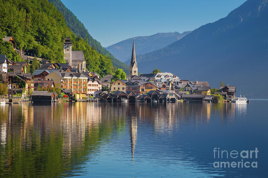 Architecture Photograph - Hallstatt Reflections by JR Photography