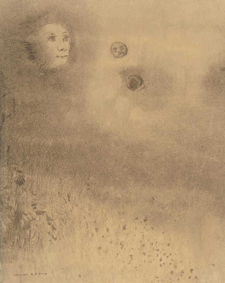Hallucinations Drawing by Odilon Redon