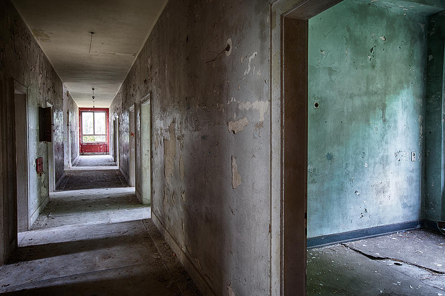 Hallway Doors - Abandoned Building Photograph by Dirk Ercken