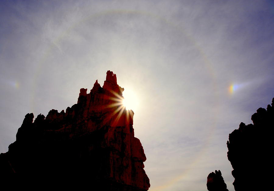 Halo Over Bryce Canyon Photograph by Charlotte Schafer
