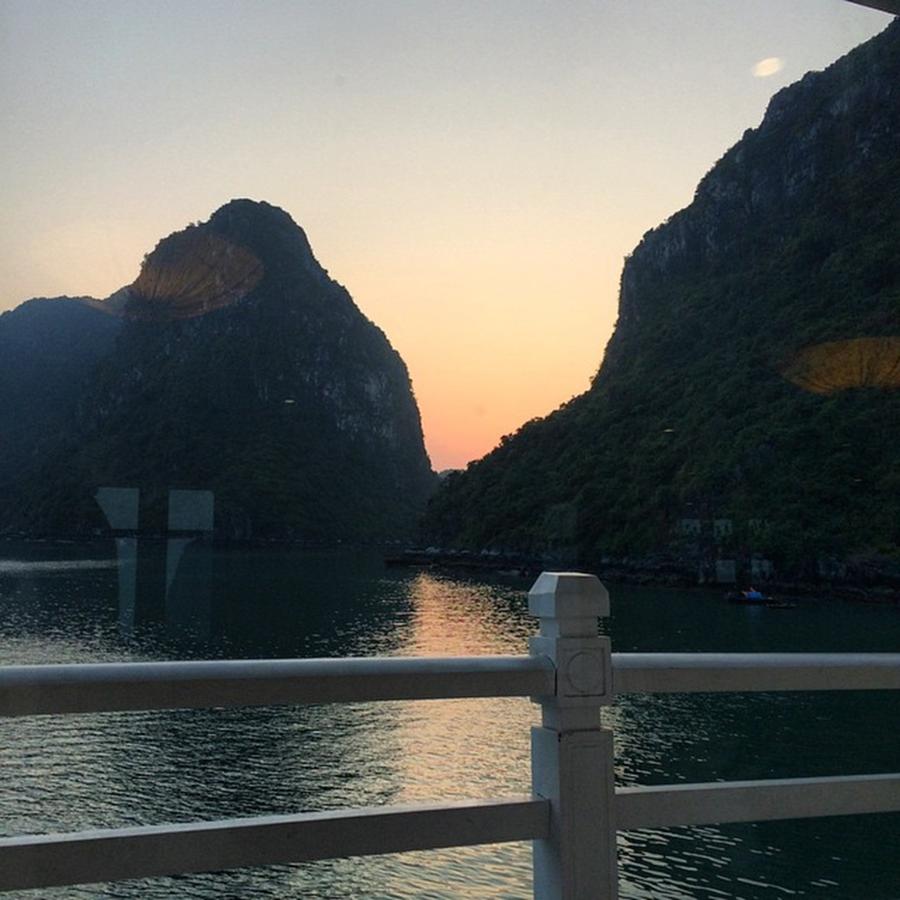 Mountain Photograph - Halong Bay Is A Beautiful Place by Paul Telling