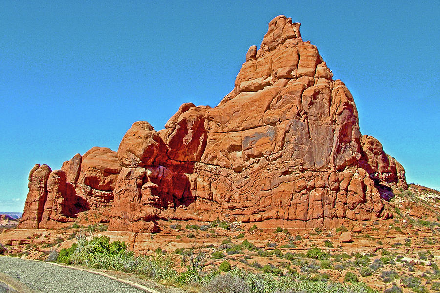 Ham Rock in Arches National Park, Utah Photograph by Ruth Hager