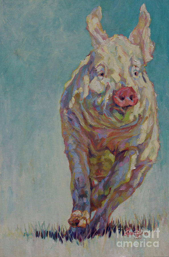 Hambino Painting by Patricia A Griffin