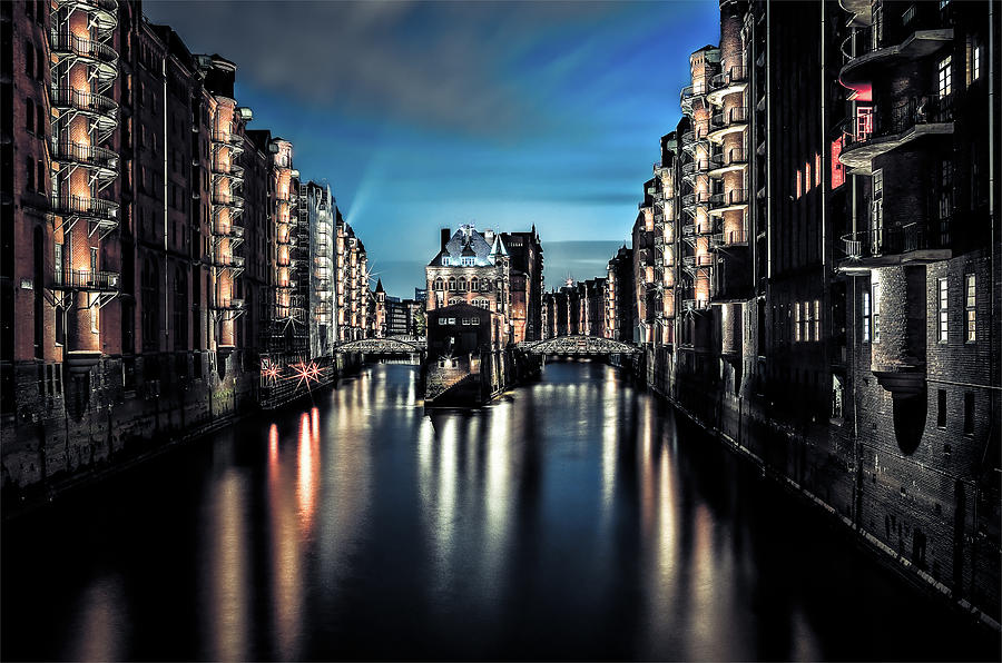 Hamburg Pixels Architecture Prints Photograph Abstract by Urban Wall Art - Photography -
