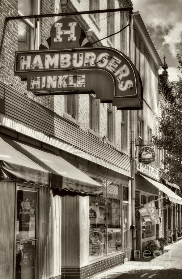 Hamburgers In Indiana Sepia Tone Photograph by Mel Steinhauer