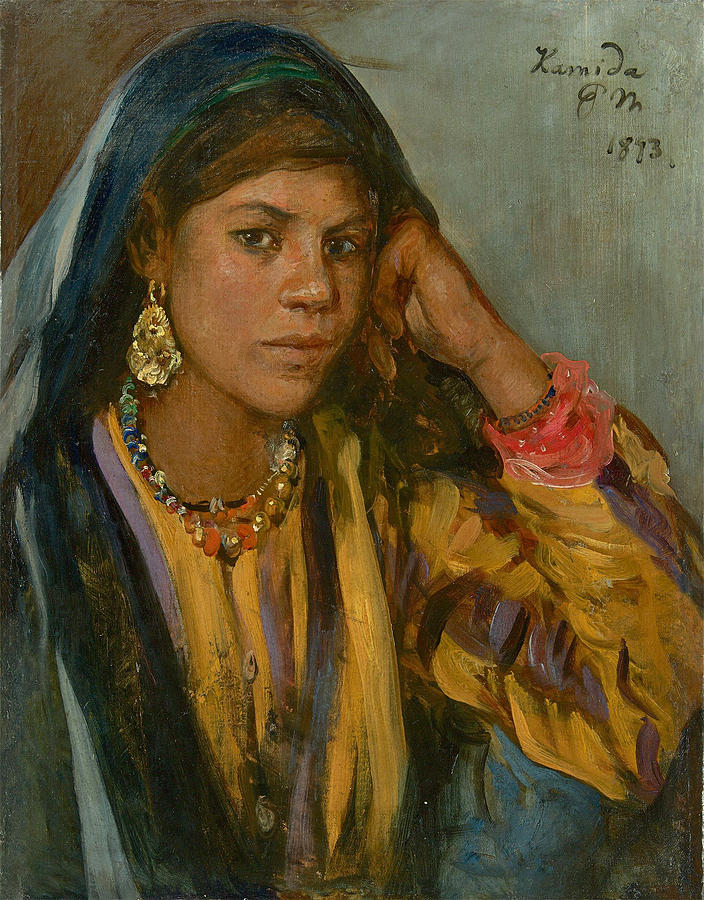 Hamida Painting by Paul Meyerheim Hamida Painting by Paul Meyerheim
