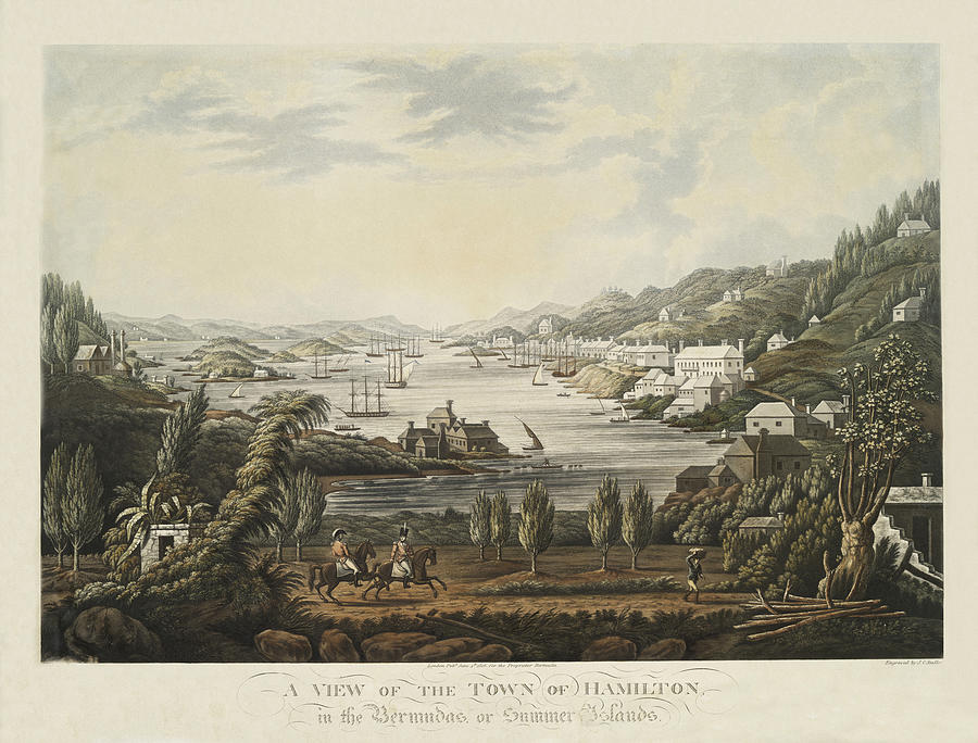 Hamilton Bermuda 1816 Photograph by Andrew Fare