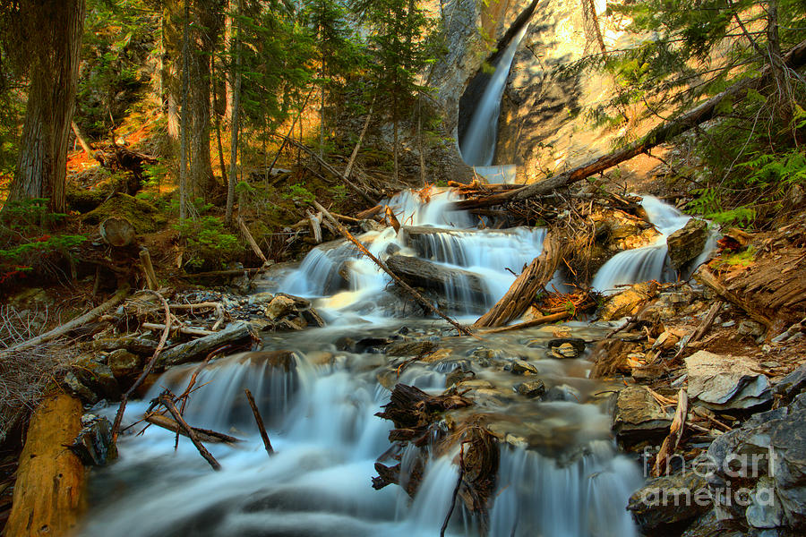 Waterfall Photograph - Hamilton Falls Landscape by Adam Jewell