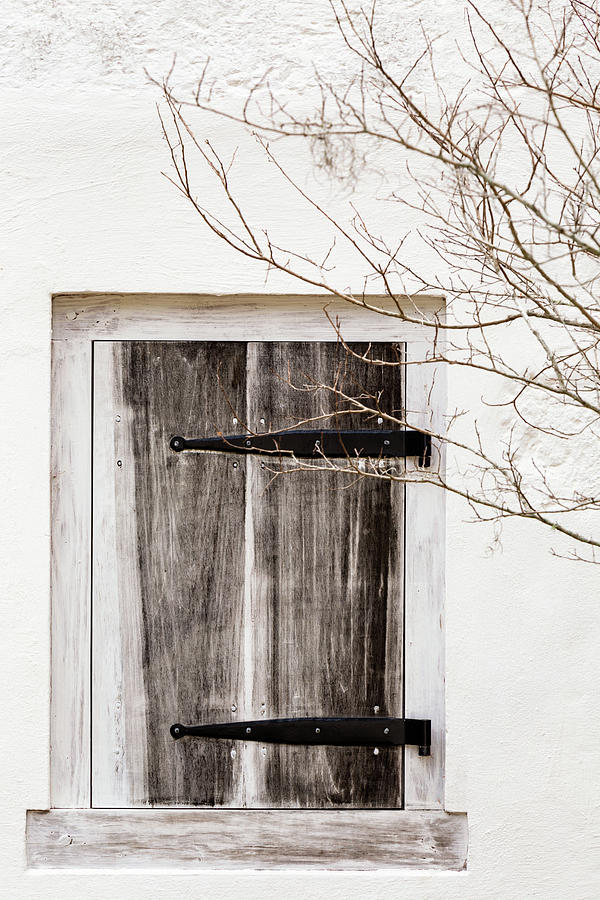 Hamilton Plantation Slave Cabin Window, St. Simons Island, Georg Photograph by Dawna Moore Photography