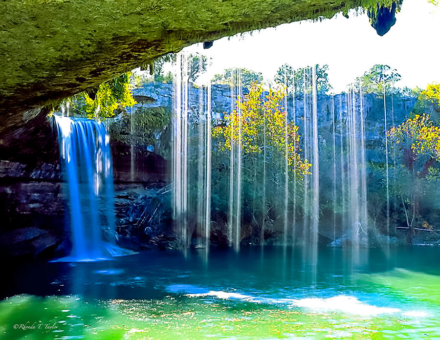 Hamilton Pool Waterfall Photograph by Rhonda Taylor - Pixels