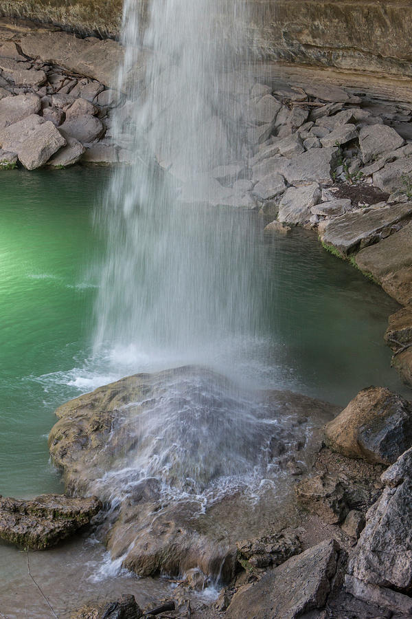 Hamilton Pool Waterfall Photograph by Teresa Wilson