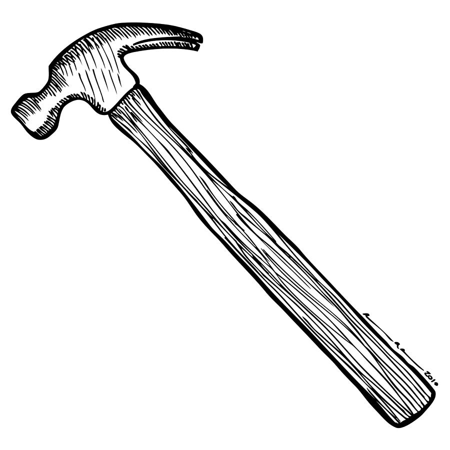 Hammer Handle Drawings (69 photos) » Drawings for sketching and not only -  Papik.PRO
