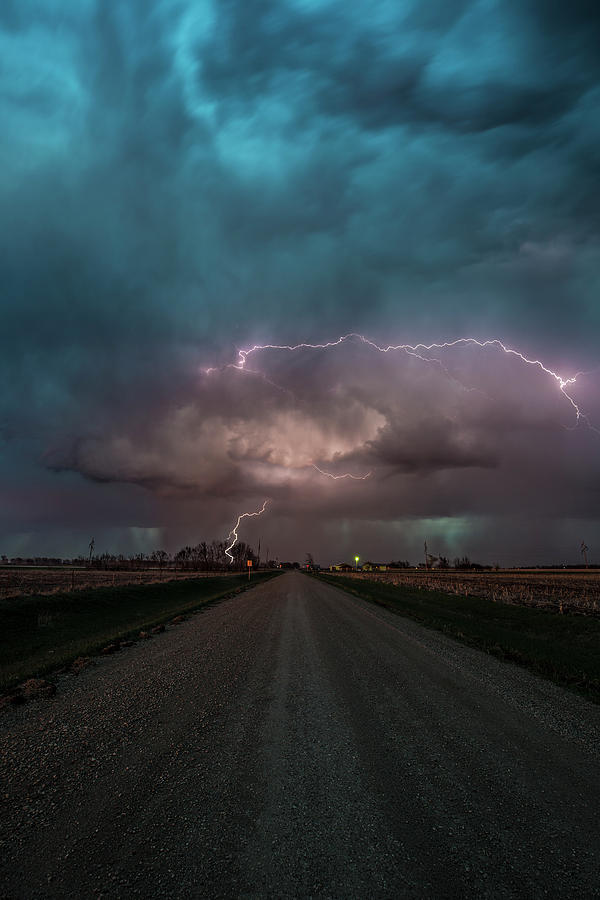 Lightning Photograph - Hammer of Thor  by Aaron J Groen