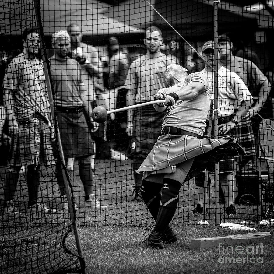 Hammer Throw - Scottish Festival and Highland Games Photograph by Gary Whitton