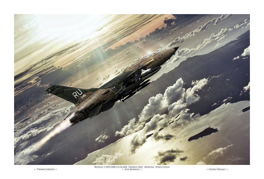 Jet Digital Art - Hammer Time Pilot Edition by Peter Chilelli