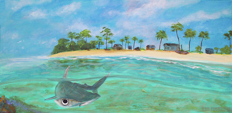 Hammerhead Bay Painting by Ken Figurski