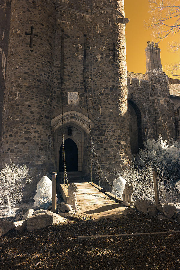 Hammond Castle Infrared 2 Photograph by Brian Hale