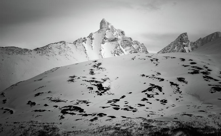 Hamperokken Peak near Tromso Norway Photograph by Adam Rainoff