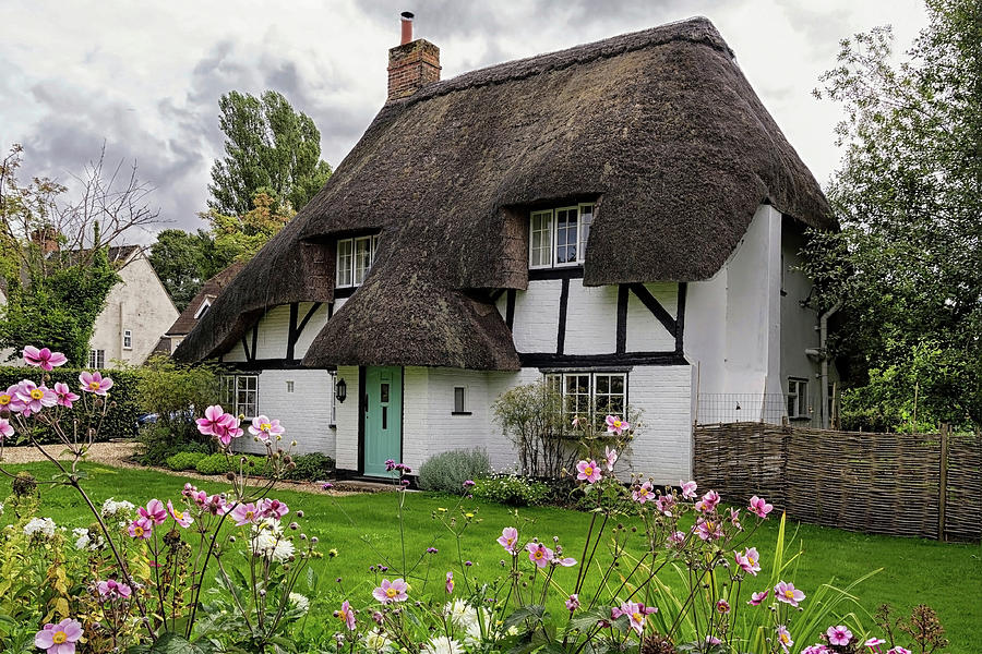 Hampshire Thatched Cottages 8 Photograph by Shirley Mitchell