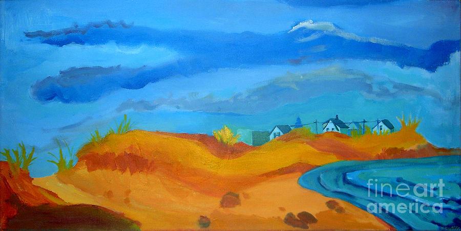 Hampton Dunes Painting by Debra Bretton Robinson