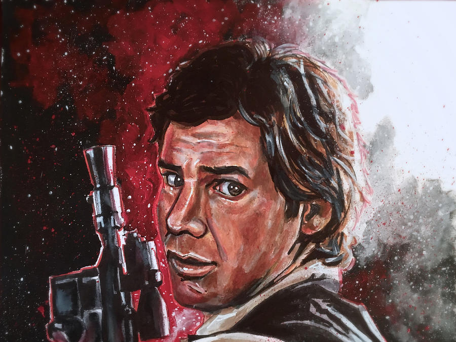 Han Solo Painting by Joel Tesch