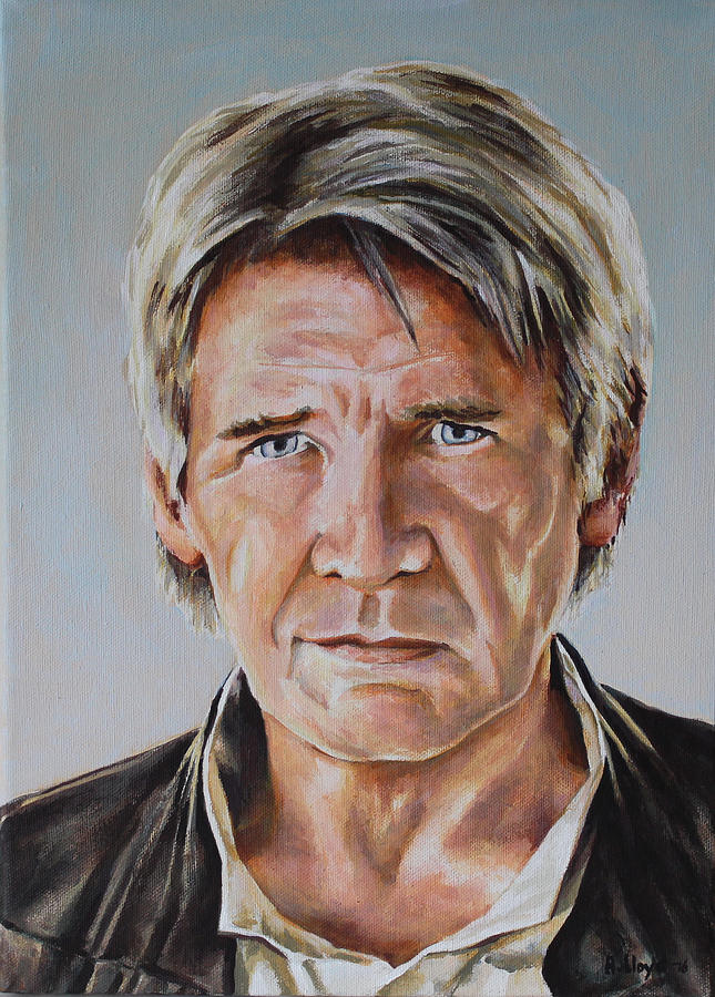 Han Solo tribute Painting by Andy Lloyd